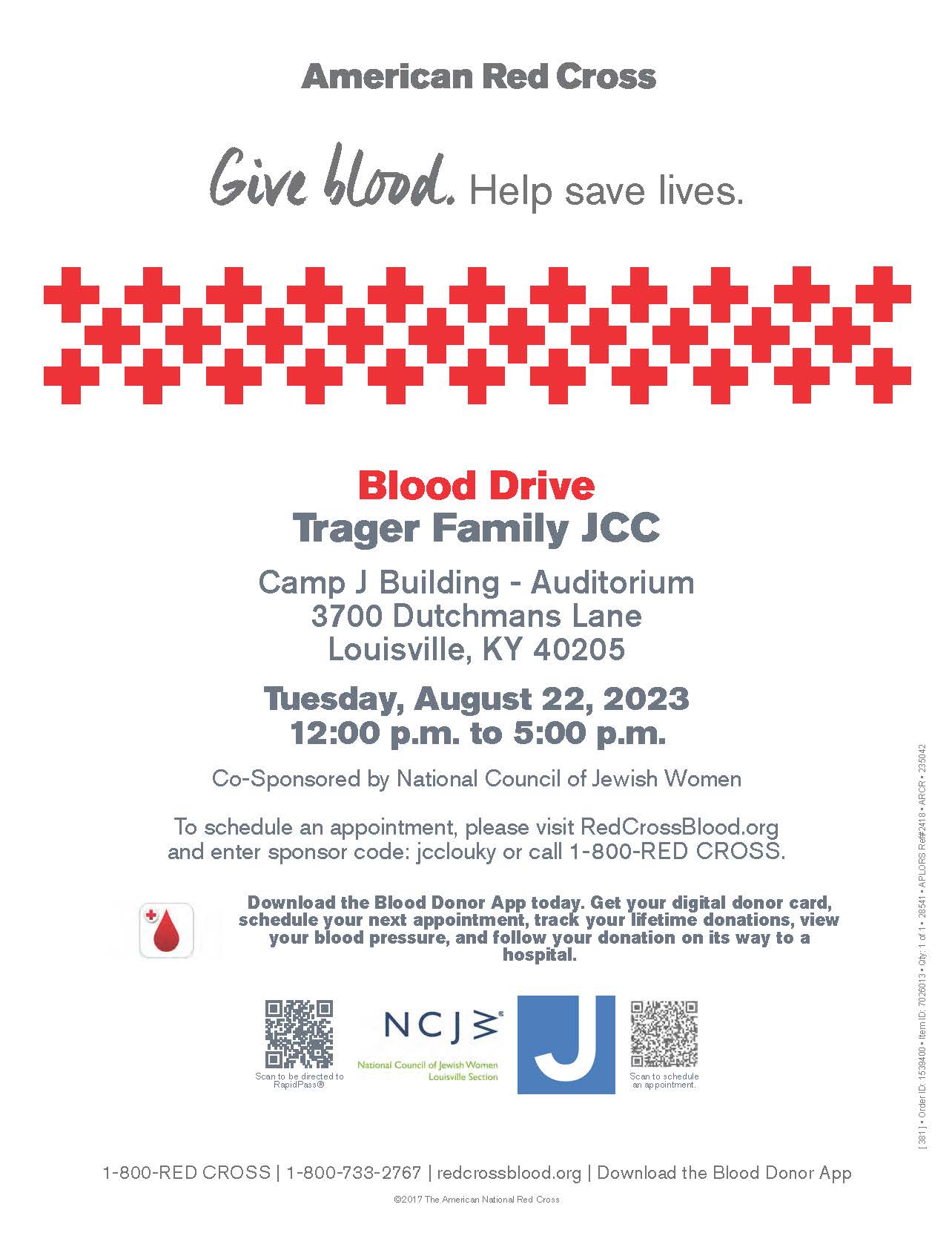 indad stille Klappe American Red Cross Blood Drives - Louisville